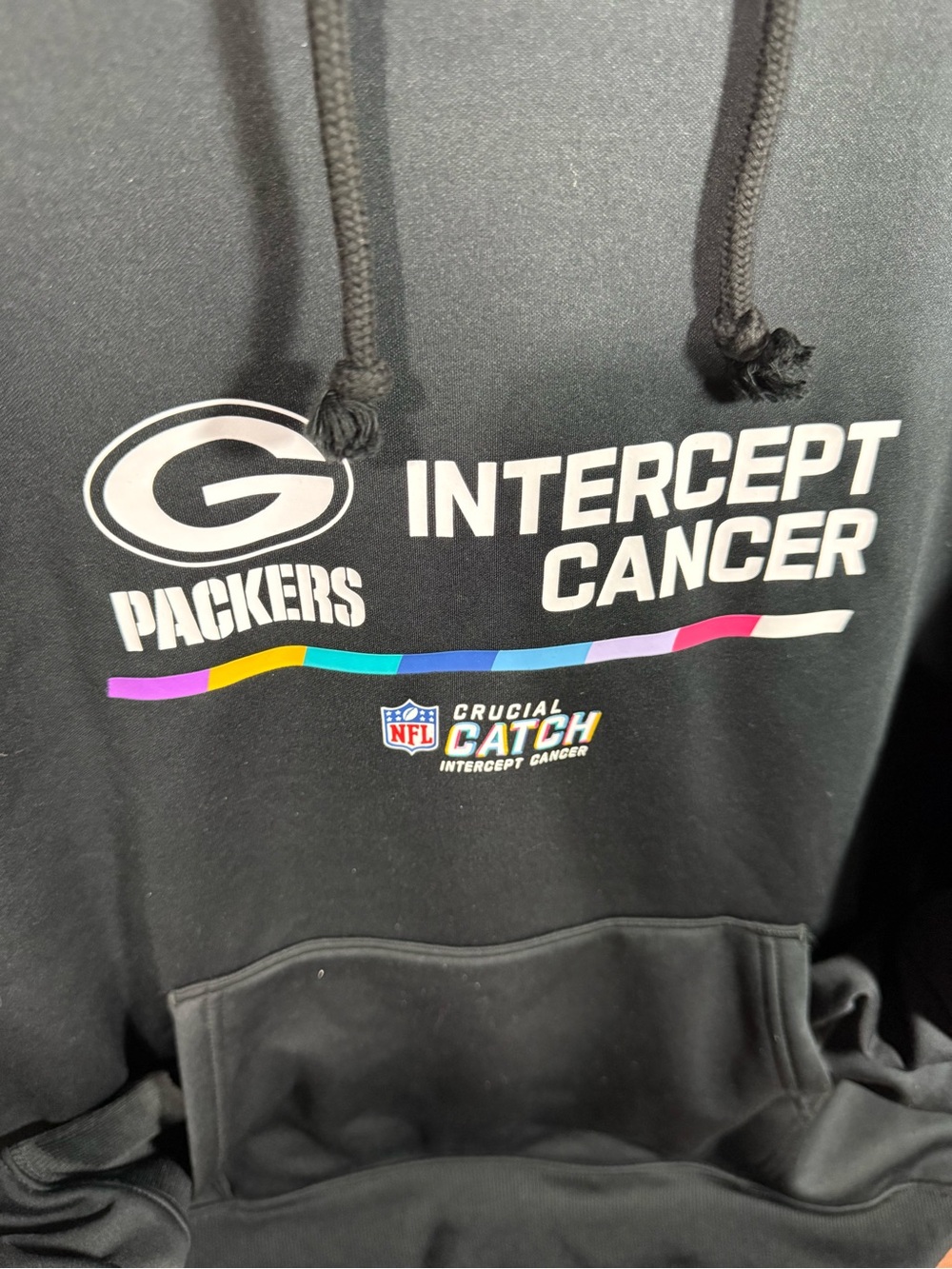 Nike Therma Fit Green Bay Packers Crucial Catch Hoodie Size L - Picture 3 of 5